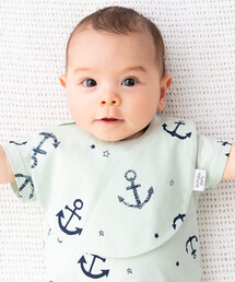 birthday party | 【お揃い】天竺イカリプリントスタイ(スタイ/よだれかけ)