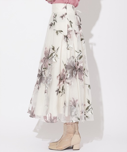 WILLSELECTION オパールフラワープリントスカート WILLSELECTION（ウィルセレクション）の「オパールフラワー