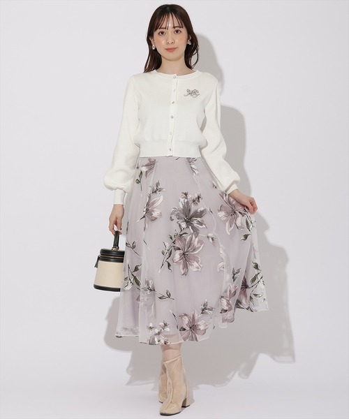WILLSELECTION オパールフラワープリントスカート WILLSELECTION（ウィルセレクション）の「オパールフラワー