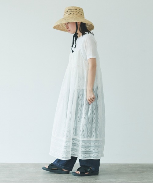 yuni（ユニ ）の「パッチワークレースキャミワンピース 1701OP025241