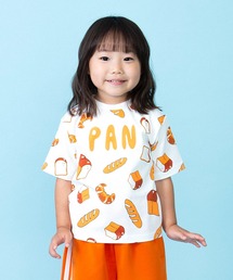 PUNYUS（プニュズ）の「★キッズサイズ★フード総柄Ｔシャツ（サイズ90～140）（Tシャツ/カットソー）」
