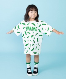 PUNYUS（プニュズ）の「★キッズサイズ★フード総柄Ｔシャツ（サイズ90～140）（Tシャツ/カットソー）」