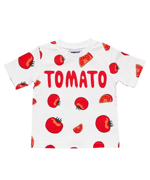 PUNYUS（プニュズ）の「★キッズサイズ★フード総柄Ｔシャツ（サイズ90～140）（Tシャツ/カットソー・キッズ・オレンジ/ブルー/グリーン/イエロー/レッド/パープル/ブラック/ホワイト/ホワイト系その他/サックスブルー/ピンク・90/100/110/120/130/140）」の12枚目の写真