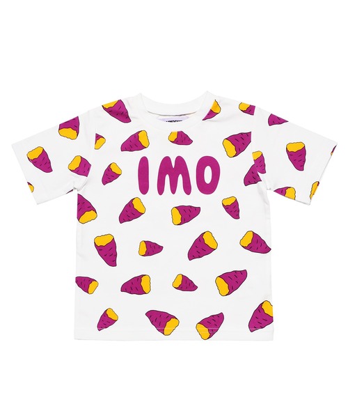 PUNYUS（プニュズ）の「★キッズサイズ★フード総柄Ｔシャツ（サイズ90～140）（Tシャツ/カットソー・キッズ・オレンジ/ブルー/グリーン/イエロー/レッド/パープル/ブラック/ホワイト/ホワイト系その他/サックスブルー/ピンク・90/100/110/120/130/140）」の20枚目の写真