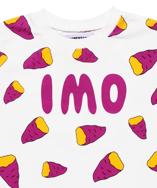 PUNYUS（プニュズ）の「★キッズサイズ★フード総柄Ｔシャツ（サイズ90～140）（Tシャツ/カットソー・キッズ・オレンジ/ブルー/グリーン/イエロー/レッド/パープル/ブラック/ホワイト/ホワイト系その他/サックスブルー/ピンク・90/100/110/120/130/140）」の21枚目の写真