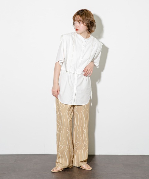 KBF（ケイビーエフ）の「メッシュフラットシューズ（その他シューズ・レディース・レッド/ベージュ・38/37）」の5枚目の写真