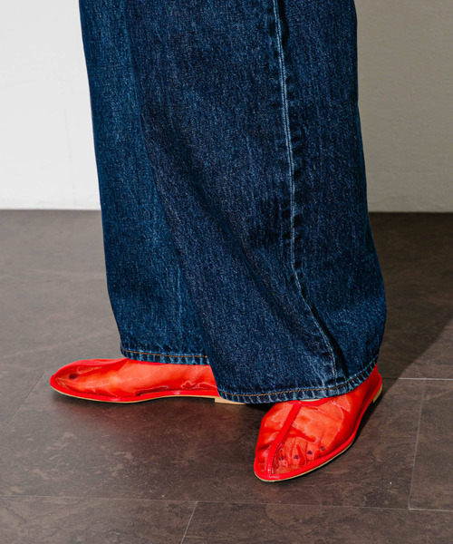 KBF（ケイビーエフ）の「メッシュフラットシューズ（その他シューズ・レディース・レッド/ベージュ・38/37）」の11枚目の写真