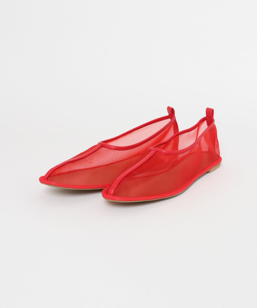 KBF（ケイビーエフ）の「メッシュフラットシューズ（その他シューズ・レディース・レッド/ベージュ・38/37）」の15枚目の写真