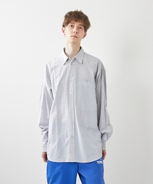 ミマ（ミマ）の「【ミマ】オーバーサイズリゾートストライプシャツ（シャツ/ブラウス）」