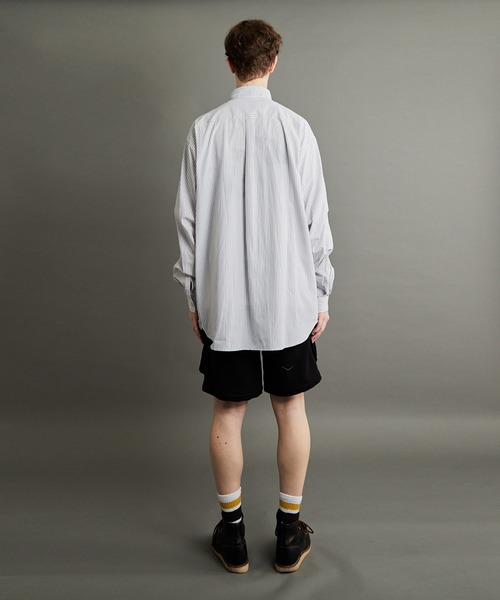 【ミマ】オーバーサイズリゾートストライプシャツ（シャツ/ブラウス）｜ミマ（ミマ）