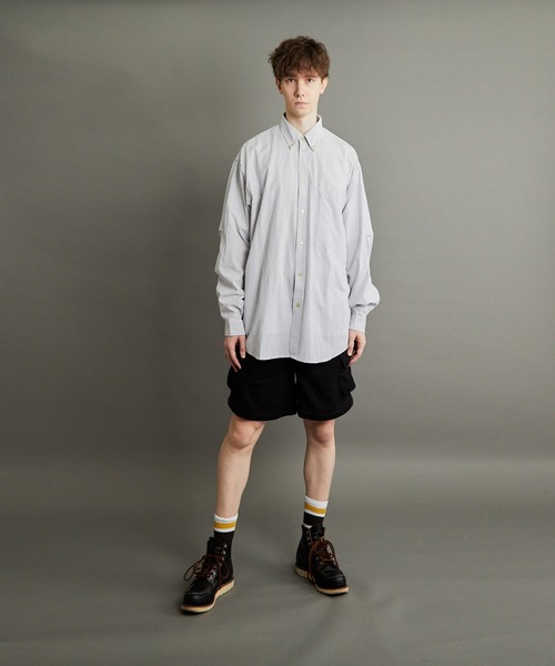 【ミマ】オーバーサイズリゾートストライプシャツ（シャツ/ブラウス）｜ミマ（ミマ）