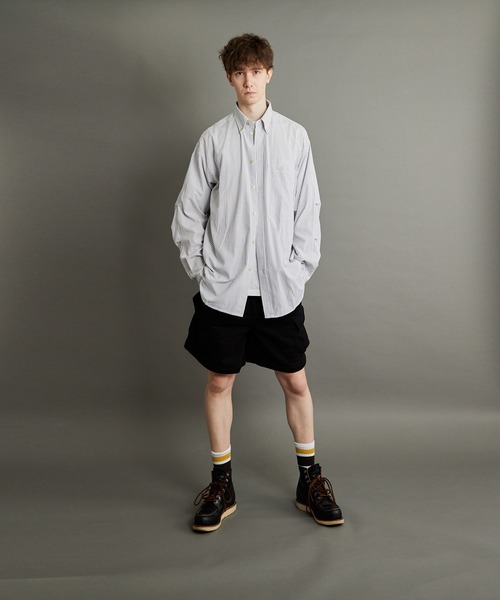 【ミマ】オーバーサイズリゾートストライプシャツ（シャツ/ブラウス）｜ミマ（ミマ）