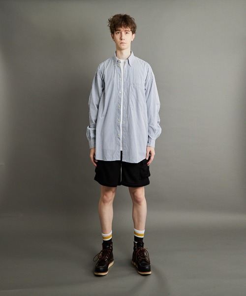 【ミマ】オーバーサイズリゾートストライプシャツ（シャツ/ブラウス）｜ミマ（ミマ）