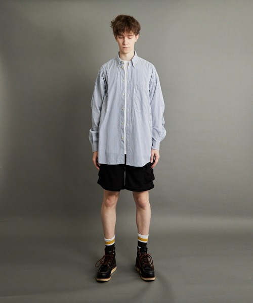 【ミマ】オーバーサイズリゾートストライプシャツ（シャツ/ブラウス）｜ミマ（ミマ）