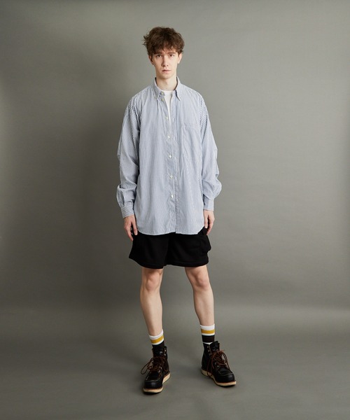 【ミマ】オーバーサイズリゾートストライプシャツ（シャツ/ブラウス）｜ミマ（ミマ）