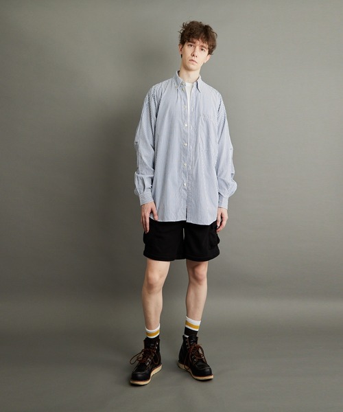 【ミマ】オーバーサイズリゾートストライプシャツ（シャツ/ブラウス）｜ミマ（ミマ）