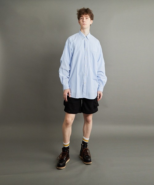 【ミマ】オーバーサイズリゾートストライプシャツ（シャツ/ブラウス）｜ミマ（ミマ）