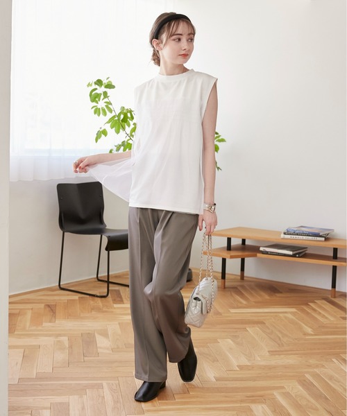 アンドチル　ノースリーブ 2025年最新】andchill タンクトップの人気アイテム - メルカリ