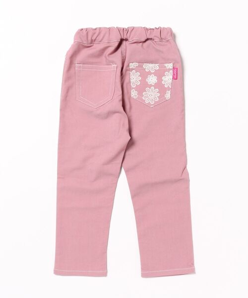 HAKKA KIDS（ハッカキッズ）の「ストレッチツイルスリムパンツ（その他パンツ・キッズ・ピンク/サックスブルー・100cm/110cm/120cm/130cm）」の3枚目の写真
