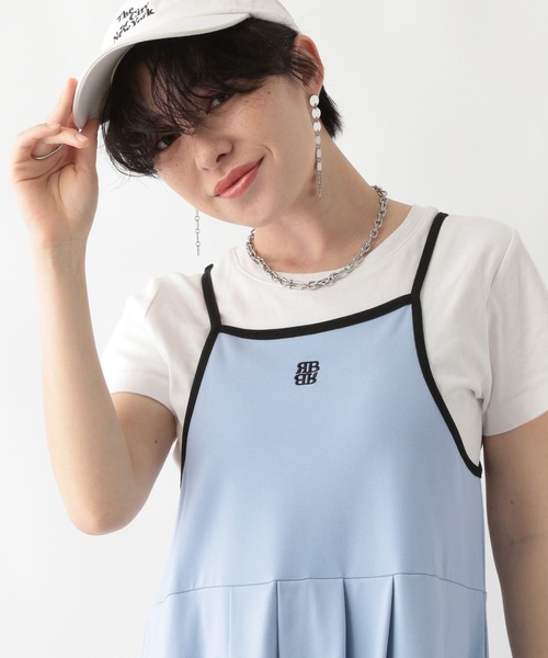 RAGEBLUE（レイジブルー）の「ロゴ刺繍/フレアキャミワンピース（ワンピース・レディース・ブラック/ブルー・FREE）」の8枚目の写真