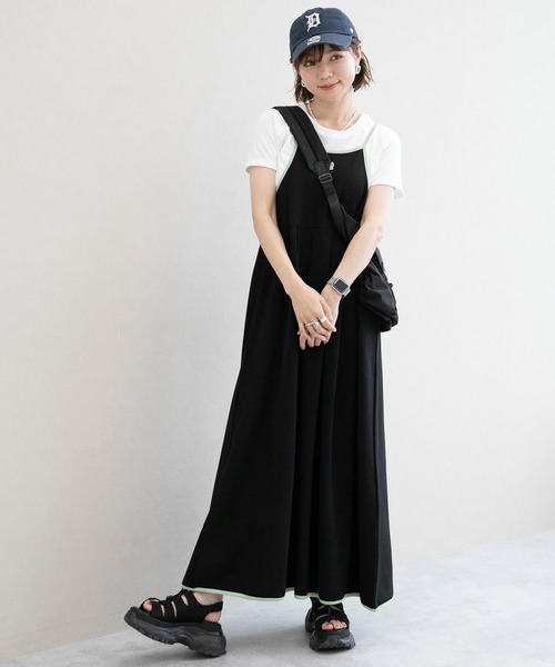 RAGEBLUE（レイジブルー）の「ロゴ刺繍/フレアキャミワンピース（ワンピース・レディース・ブラック/ブルー・FREE）」の22枚目の写真