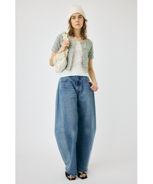 MOUSSY(マウジー)の「TWEED LIKE トップ(シャツ/ブラウス・レディース・ブラック/ブルー/グリーン・FREE)」の21枚目の写真