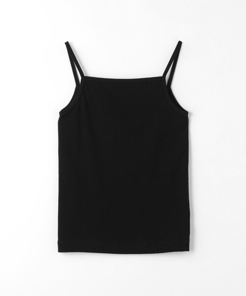 green label relaxing（グリーンレーベルリラクシング）の「Re`ep Cotton リープコットン キャミソール（キャミソール・レディース・モカ/オフホワイト/ブラック・FREE）」の2枚目の写真