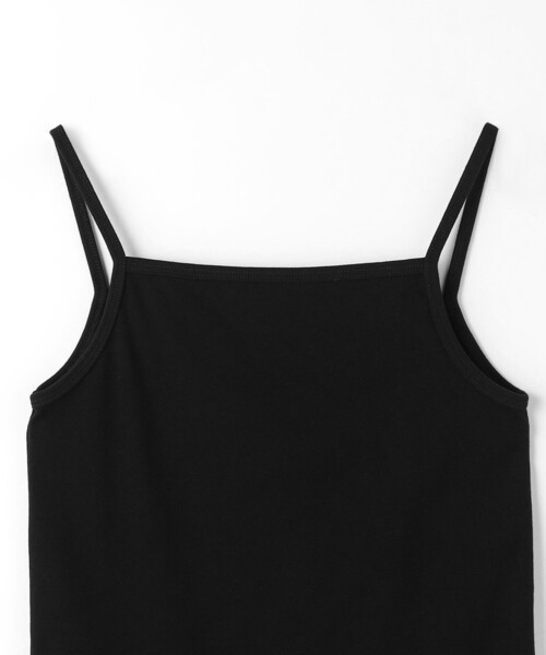 green label relaxing（グリーンレーベルリラクシング）の「Re`ep Cotton リープコットン キャミソール（キャミソール・レディース・モカ/オフホワイト/ブラック・FREE）」の5枚目の写真