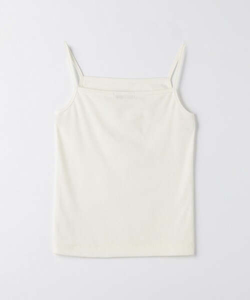 green label relaxing（グリーンレーベルリラクシング）の「Re`ep Cotton リープコットン キャミソール（キャミソール・レディース・モカ/オフホワイト/ブラック・FREE）」の8枚目の写真