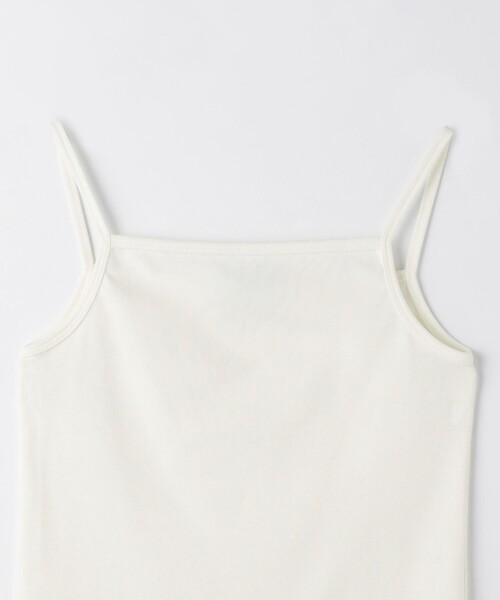 green label relaxing（グリーンレーベルリラクシング）の「Re`ep Cotton リープコットン キャミソール（キャミソール・レディース・モカ/オフホワイト/ブラック・FREE）」の9枚目の写真