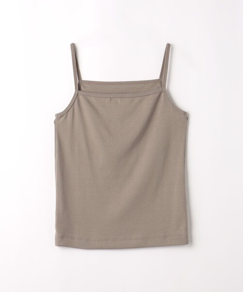 green label relaxing（グリーンレーベルリラクシング）の「Re`ep Cotton リープコットン キャミソール（キャミソール・レディース・モカ/オフホワイト/ブラック・FREE）」の11枚目の写真