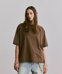 soerte（ソエルテ）の「Loose inside out pigment tee/ルーズインサイドアウトピグメントT（Tシャツ/カットソー・メンズ）」