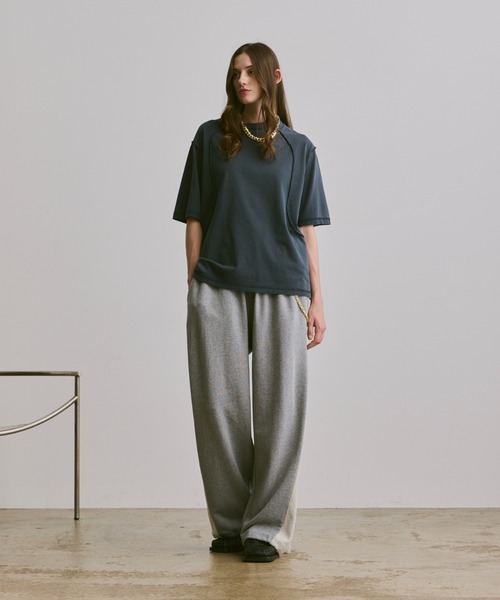 soerte（ソエルテ）の「Loose Inside-Out Pigment Tee/ルーズ 
