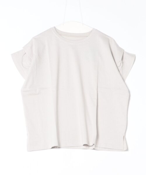 and it_(アンドイット)の「汗染み防止タックスリーブカットソー(Tシャツ/カットソー・レディース・ローズ/チャコール/オフホワイト/ブルー/チャコールグレー/グレー・FREE)」の4枚目の写真