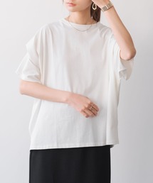 汗染み防止タックスリーブカットソー