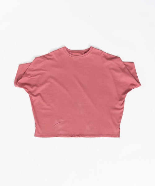 and it_(アンドイット)の「汗染み防止タックスリーブカットソー(Tシャツ/カットソー・レディース・ローズ/チャコール/オフホワイト/ブルー/チャコールグレー/グレー・FREE)」の20枚目の写真