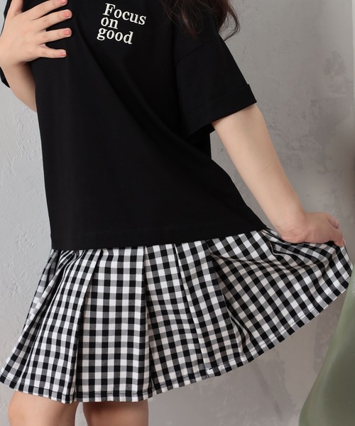 FOUND GOOD（ファウンドグッド）の「プリーツスカート（スカート・キッズ・グリーン/グレー系/グレー系5/ピンク系・150cm/130cm/140cm/110cm/120cm）」の6枚目の写真