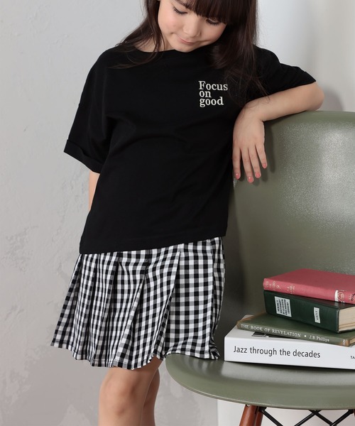 FOUND GOOD（ファウンドグッド）の「プリーツスカート（スカート・キッズ・グリーン/グレー系/グレー系5/ピンク系・150cm/130cm/140cm/110cm/120cm）」の7枚目の写真