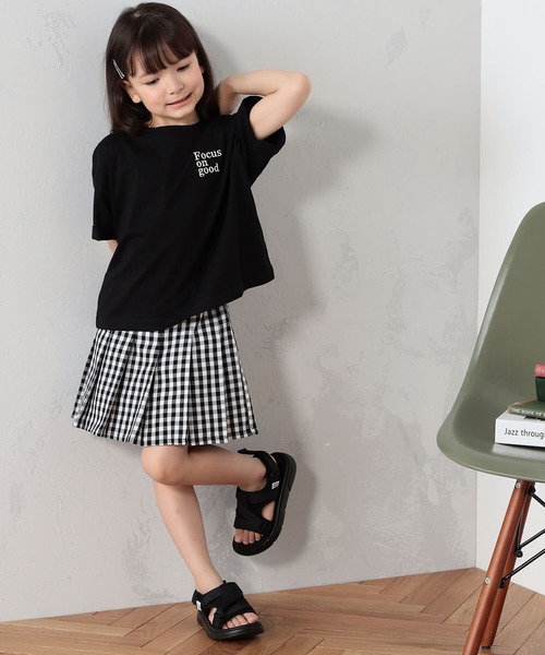 FOUND GOOD（ファウンドグッド）の「プリーツスカート（スカート・キッズ・グリーン/グレー系/グレー系5/ピンク系・150cm/130cm/140cm/110cm/120cm）」の8枚目の写真