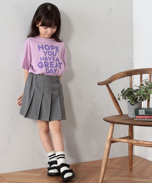 FOUND GOOD（ファウンドグッド）の「プリーツスカート（スカート・キッズ・グリーン/グレー系/グレー系5/ピンク系・150cm/130cm/140cm/110cm/120cm）」の9枚目の写真