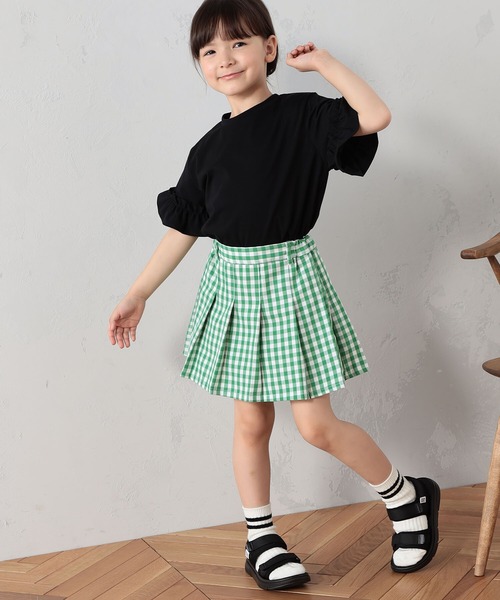 FOUND GOOD（ファウンドグッド）の「プリーツスカート（スカート・キッズ・グリーン/グレー系/グレー系5/ピンク系・150cm/130cm/140cm/110cm/120cm）」の13枚目の写真