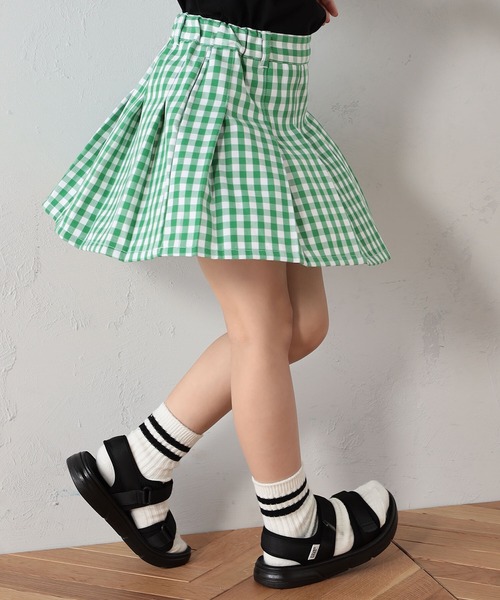 FOUND GOOD（ファウンドグッド）の「プリーツスカート（スカート・キッズ・グリーン/グレー系/グレー系5/ピンク系・150cm/130cm/140cm/110cm/120cm）」の15枚目の写真