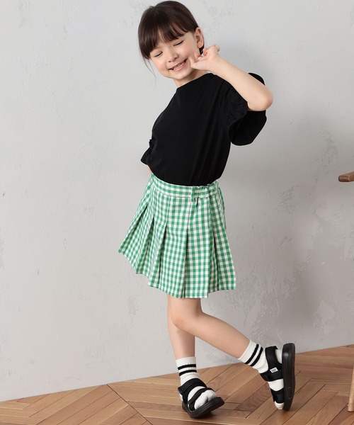 FOUND GOOD（ファウンドグッド）の「プリーツスカート（スカート・キッズ・グリーン/グレー系/グレー系5/ピンク系・150cm/130cm/140cm/110cm/120cm）」の16枚目の写真