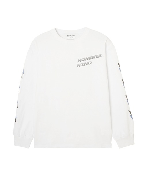 Hombre Nino（オンブレニーニョ）の「Hombre Nino L/S PRINT TEE/MOTOCROSS/HN0241-CT0008（Tシャツ/カットソー・メンズ・ブラック/ホワイト・M/L）」の8枚目の写真