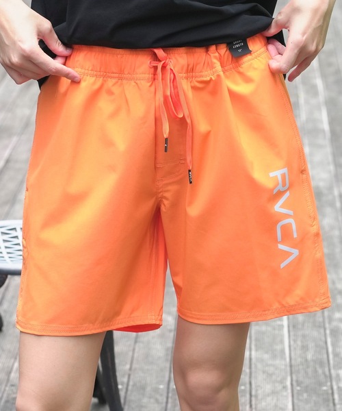 RVCA（ルーカ）の「RVCA メンズ OPPOSITES ELASTIC2 ボードショーツ/サーフトランクス BFK0【2024年夏モデル】/ルーカウエストゴムバギーショーツ(水着）（水着・メンズ・ブラック/ライトブルー/オレンジ/マルチ/ブラック系その他/レッド系その他・LARGE/X-LARGE/SMALL/MEDIUM）」の5枚目の写真