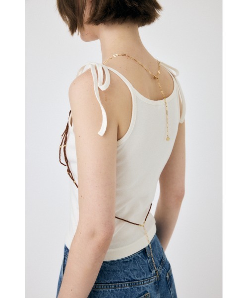 MOUSSY(マウジー)の「BEADED ブラ(ブラジャー・レディース・ブラウン・FREE)」の4枚目の写真