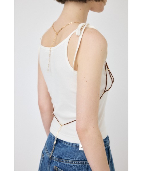 MOUSSY(マウジー)の「BEADED ブラ(ブラジャー・レディース・ブラウン・FREE)」の6枚目の写真