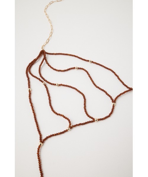 MOUSSY(マウジー)の「BEADED ブラ(ブラジャー・レディース・ブラウン・FREE)」の9枚目の写真