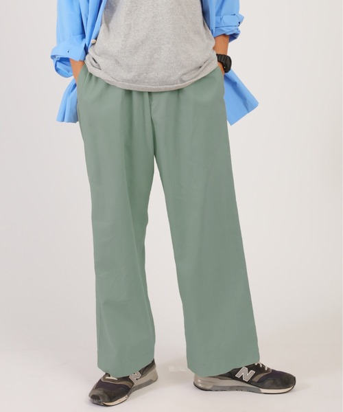 綿麻パンツ　size34 楽天市場】ワイドパンツ レディース 春 夏 パンツ リネン ロング