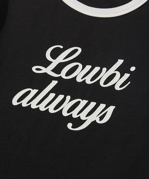 LOWBI（ロウビ）の「LOWBI／クラシックT（Tシャツ/カットソー・レディース・ホワイト/ブラック・FREE）」の17枚目の写真